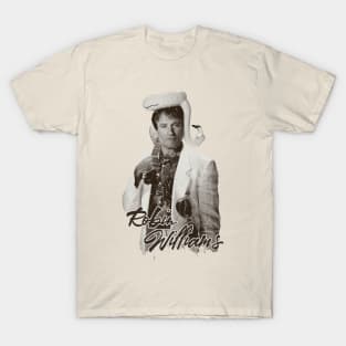 Robin Williams - Vintage Retro Photo T-Shirt